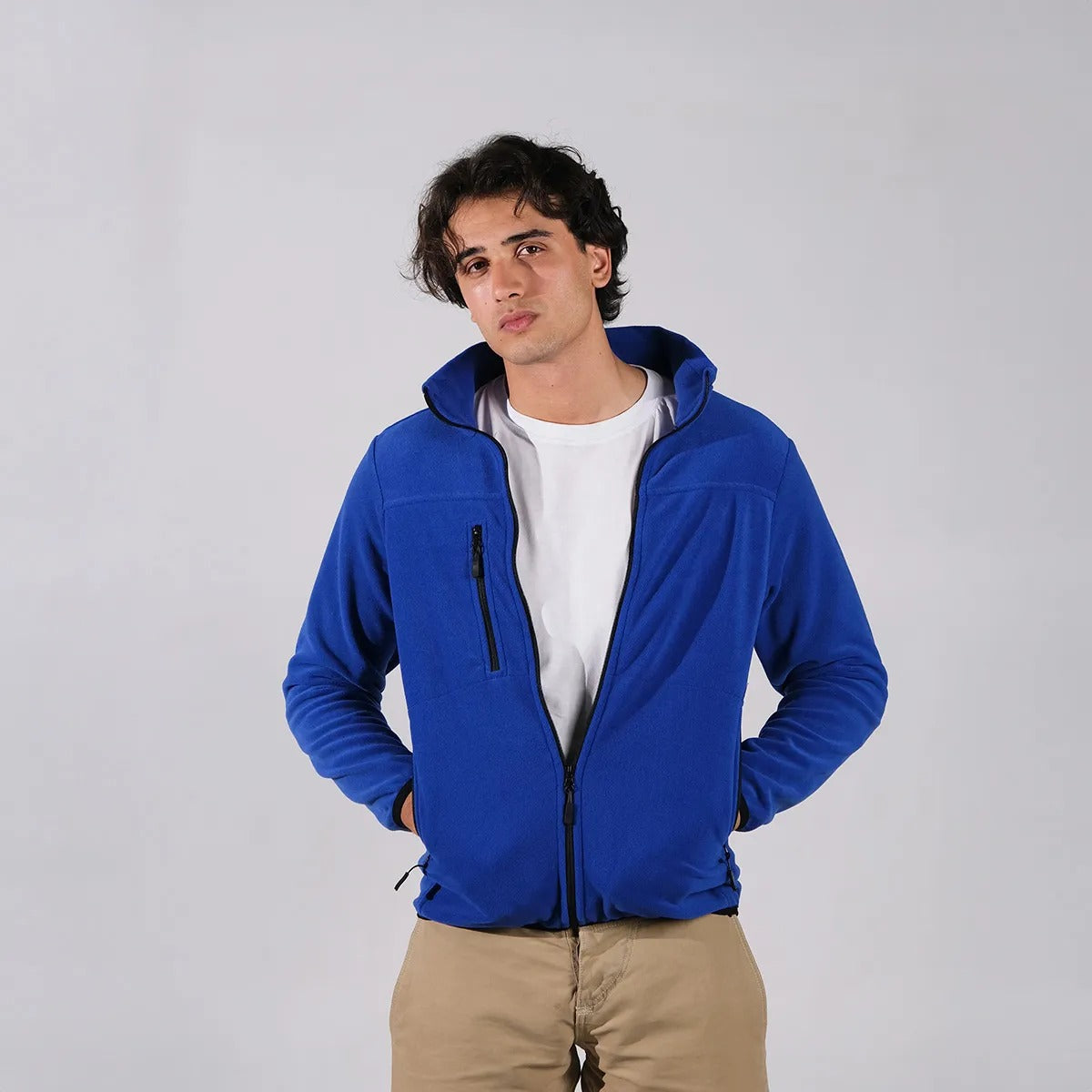 BLUE FLEECE JACKET