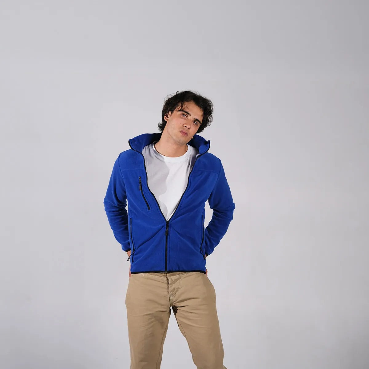 BLUE FLEECE JACKET